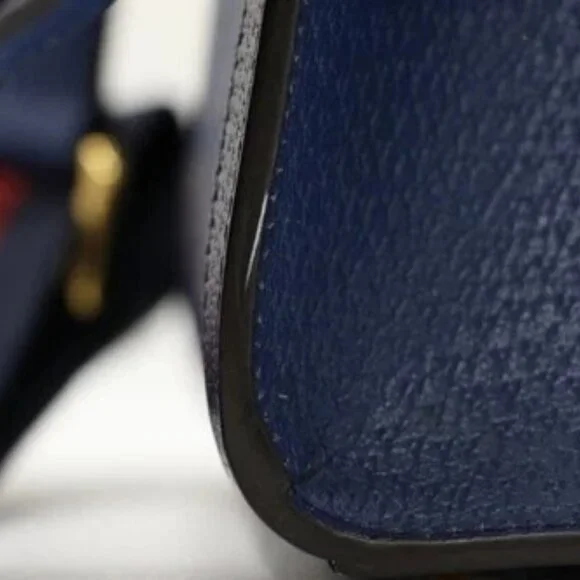 GUCCI Diana NM Bamboo Handle Tote Leather Mini - Blue - Picture 10 of 13